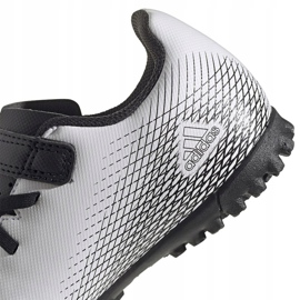 Buty piłkarskie adidas X GHOSTED.4 H&L Tf Jr FW9573 białe wielokolorowe 4