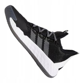 Buty do koszykówki adidas Pro Boost Low M FW9497 biały, biały, czarny czarne 1