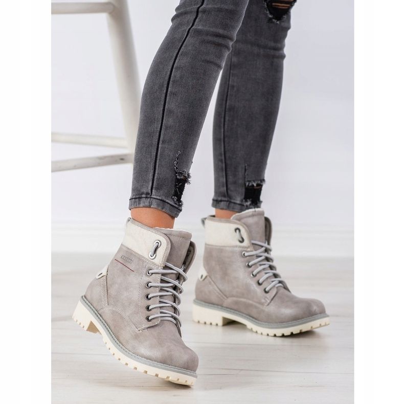 Goodin Ciepłe Traperki beżowy 2