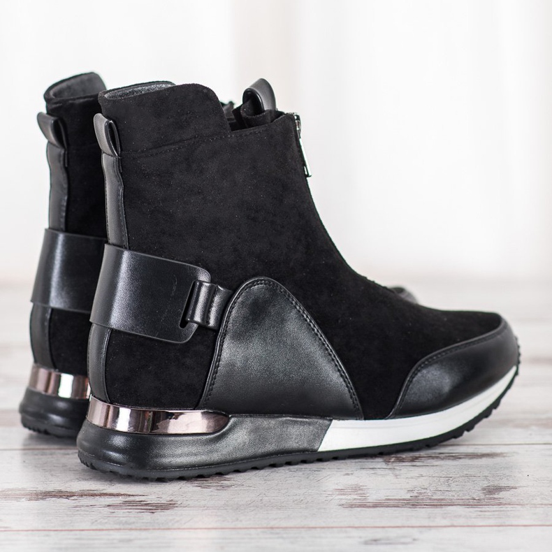 Goodin Sportowe Botki Z Suwakiem czarne 1