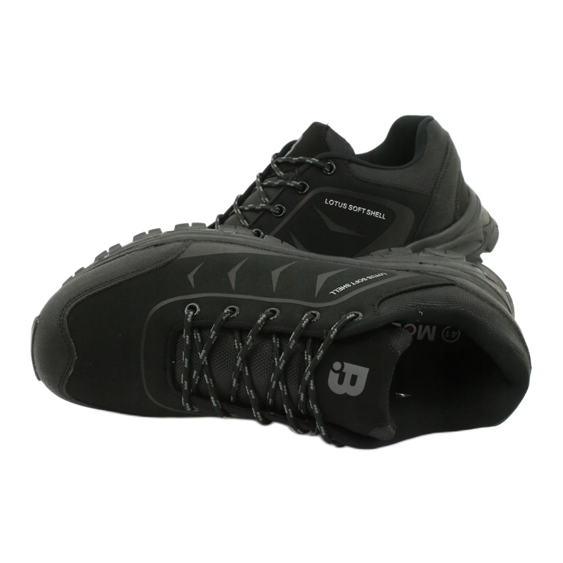 McBraun Trekkingowe sportowe softshell czarne 9TR37-1401 4