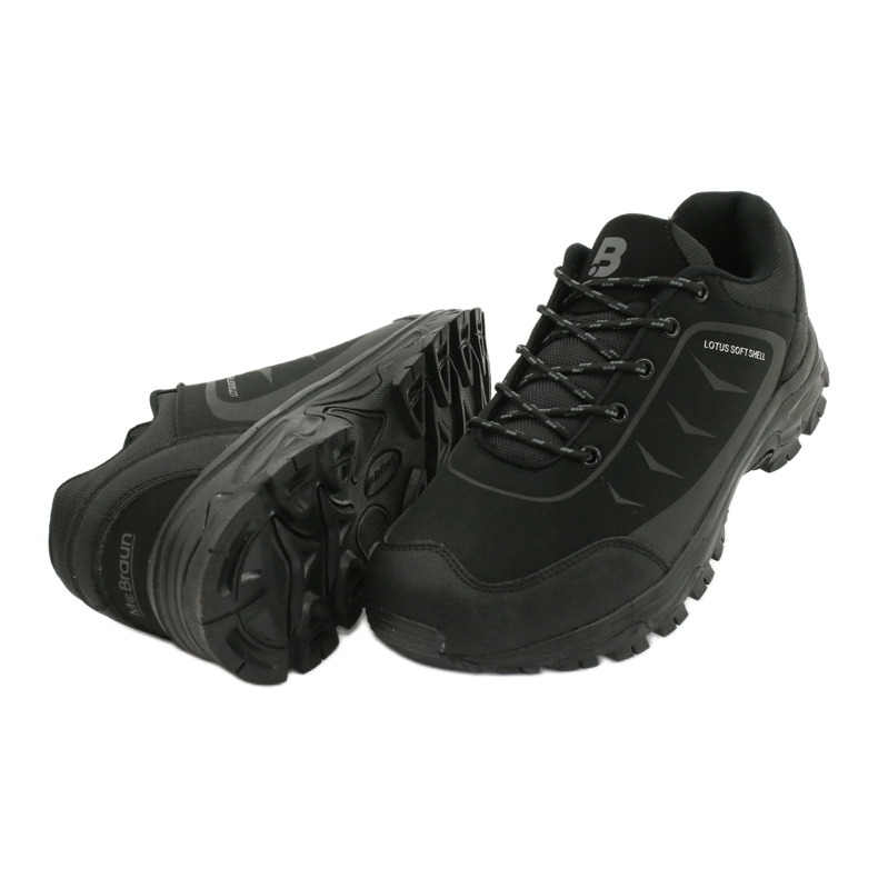 McBraun Trekkingowe sportowe softshell czarne 9TR37-1401 3