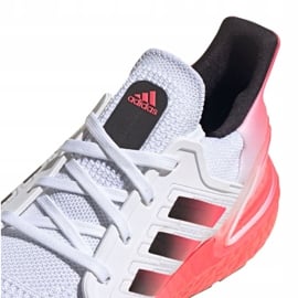 Buty biegowe adidas UltraBoost 20 M EG5177 białe czerwone 3