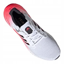 Buty biegowe adidas UltraBoost 20 M EG5177 białe czerwone 4