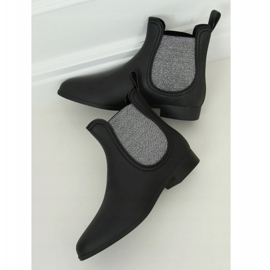 Kalosze damskie matowe czarne DC03P Black 1