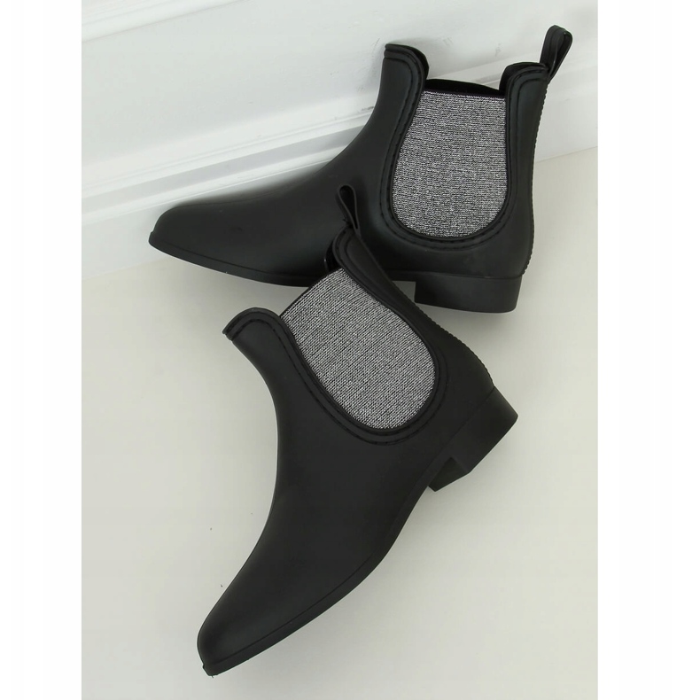 Kalosze damskie matowe czarne DC03P Black 1