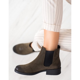 Sergio Leone Modne Sztyblety zielone 2