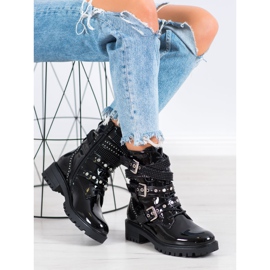 Seastar Lakierowane Workery czarne 1