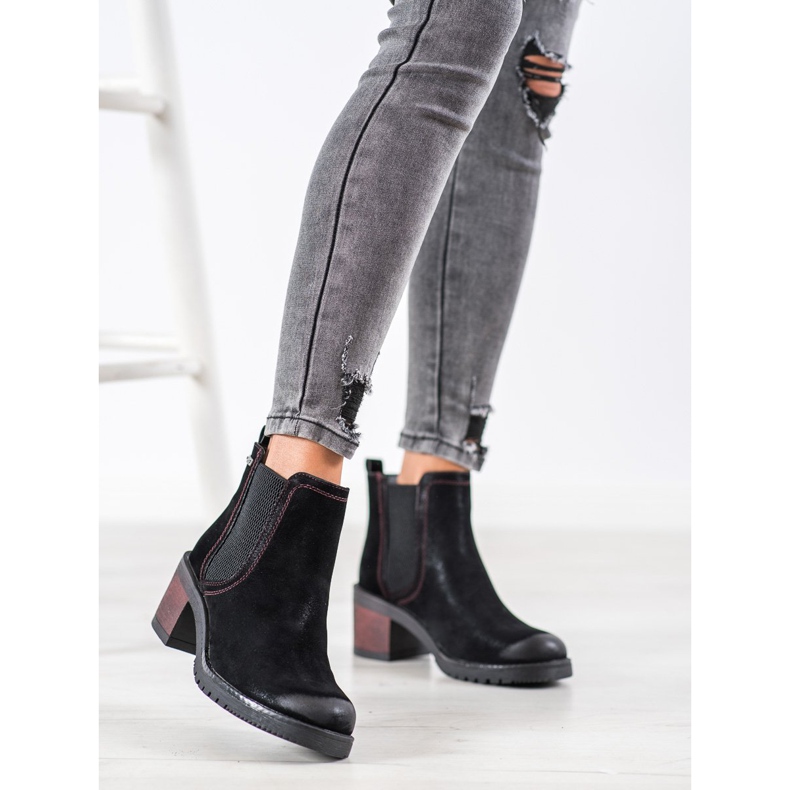 Sergio Leone Stylowe Sztyblety czarne 1