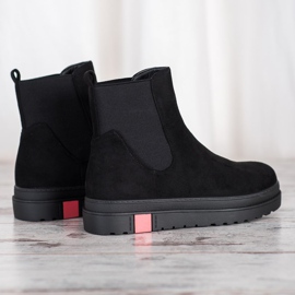 Seastar Botki Na Platformie czarne 1