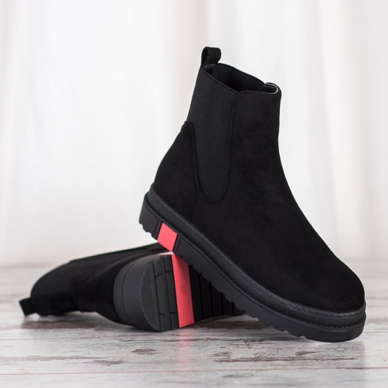 Seastar Botki Na Platformie czarne 2