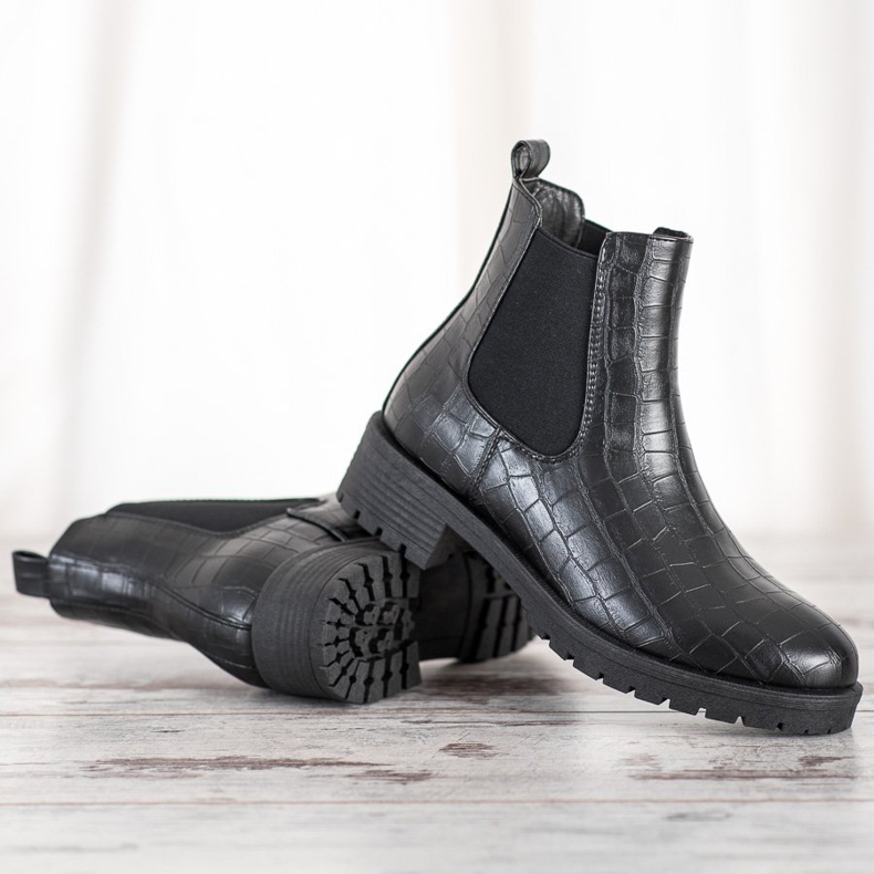 Bella Paris Wsuwane Sztyblety czarne 1