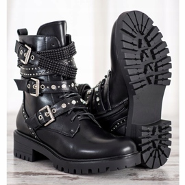 Seastar Zdobione Workery czarne 1