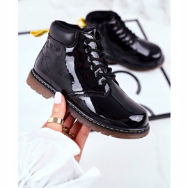 Dziecięce Botki Ocieplane Big Star Czarne GG374075 1