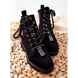 Vinceza Dziecięce Botki Workery Czarne Mini Aspen 1