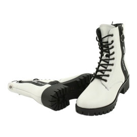 M.Daszyński Workery timberki szare Daszyński MR1813-31 czarne 3