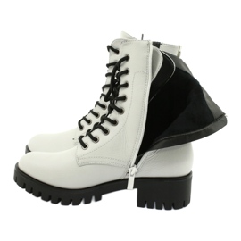 M.Daszyński Workery timberki szare Daszyński MR1813-31 czarne 5