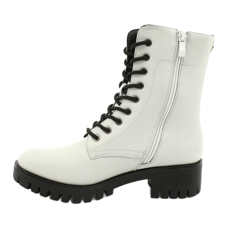 M.Daszyński Workery timberki szare Daszyński MR1813-31 czarne 1