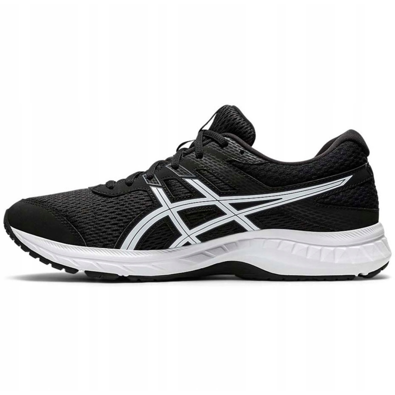 Buty do biegania Asics Gel-Contend 6 M 1011A667 003 białe czarne 2