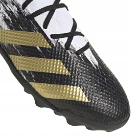 Buty piłkarskie adidas Predator 20.3 M Tf FW9191 czarne białe 3