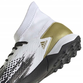 Buty piłkarskie adidas Predator 20.3 M Tf FW9191 czarne białe 4