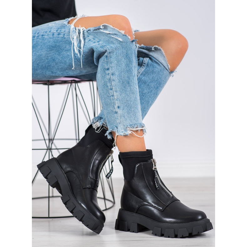 Seastar Wsuwane Workery czarne 2