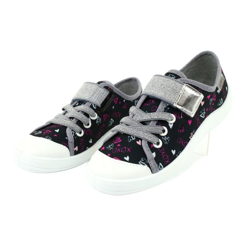 Befado obuwie dziecięce 251Q142 srebrny szare wielokolorowe 2