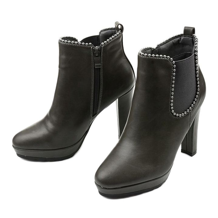 Szare botki na słupku z suwakiem i gumką Circus 2