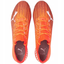 Buty piłkarskie Puma Ultra 1.1 Fg Ag M 106044 01 pomarańczowe wielokolorowe 1