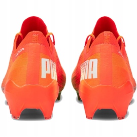Buty piłkarskie Puma Ultra 1.1 Fg Ag M 106044 01 pomarańczowe wielokolorowe 4