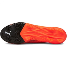 Buty piłkarskie Puma Ultra 1.1 Fg Ag M 106044 01 pomarańczowe wielokolorowe 5