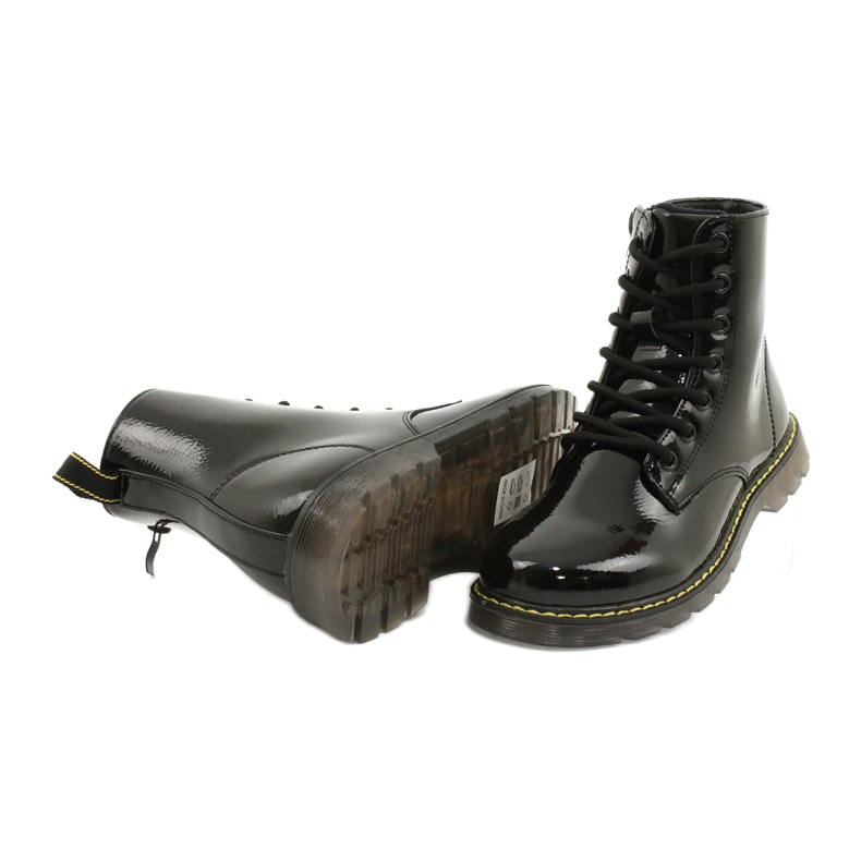 Botki glany lakierowane czarne Evento 20DZ23-3216 Marita 5