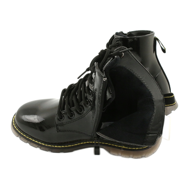 Botki glany lakierowane czarne Evento 20DZ23-3216 Marita 6