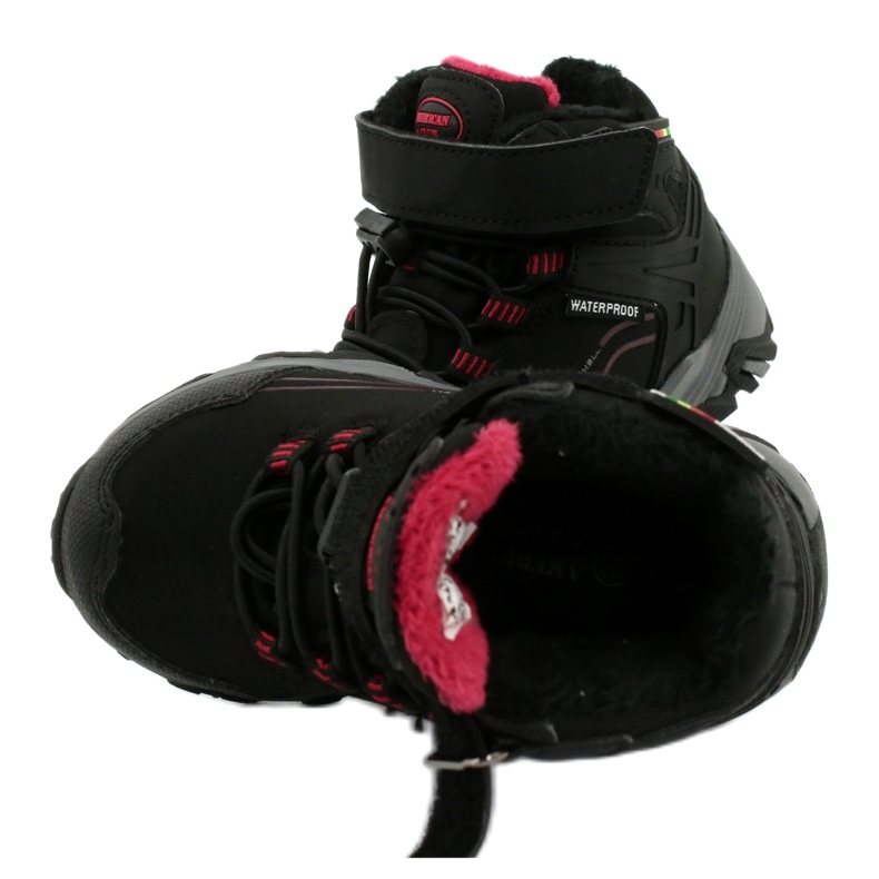 American Club Dziecięce kozaki softshell z membraną HL42/20 czarne 4