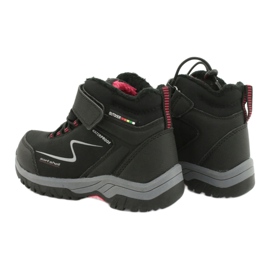 Softhell sportowe kozaki z membraną American Club HL38/20 czarne czerwone 4