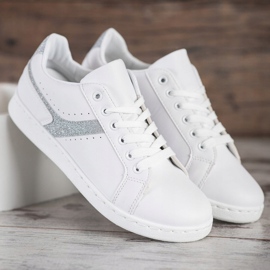 SHELOVET Modne Buty Sportowe białe 2