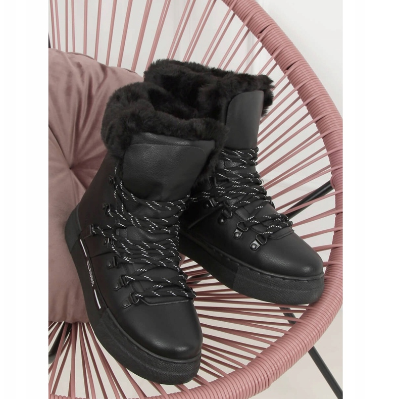 Śniegowce grubo ocieplane czarne BK903 Black 2