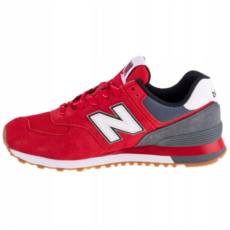 Buty New Balance M ML574SKD białe czerwone wielokolorowe 1