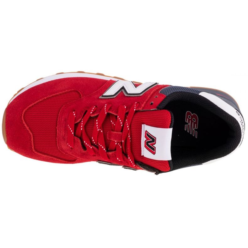 Buty New Balance M ML574SKD białe czerwone wielokolorowe 2