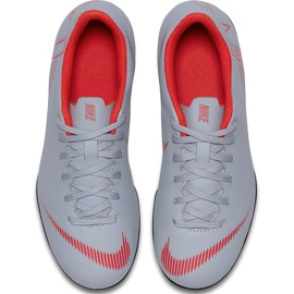 Buty piłkarskie Nike Mercurial Vapor 12 Club Mg Jr AH7350 060 wielokolorowe szare 1