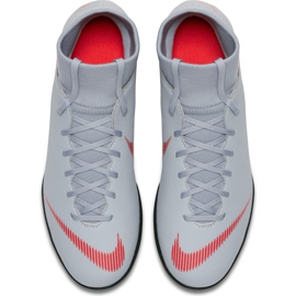 Buty piłkarskie Nike Mercurial Superfly X 6 Club Tf AH7372 060 szare szare 1