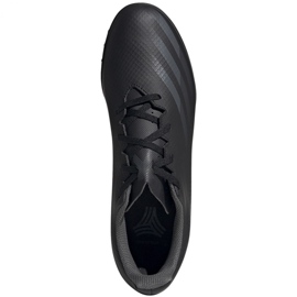 Buty piłkarskie adidas X GHOSTED.4 Tf M EG8236 szary, czarny czarne 1