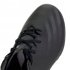Buty piłkarskie adidas X GHOSTED.4 Tf M EG8236 szary, czarny czarne 2