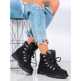 Bello Star Czarne Traperki 1