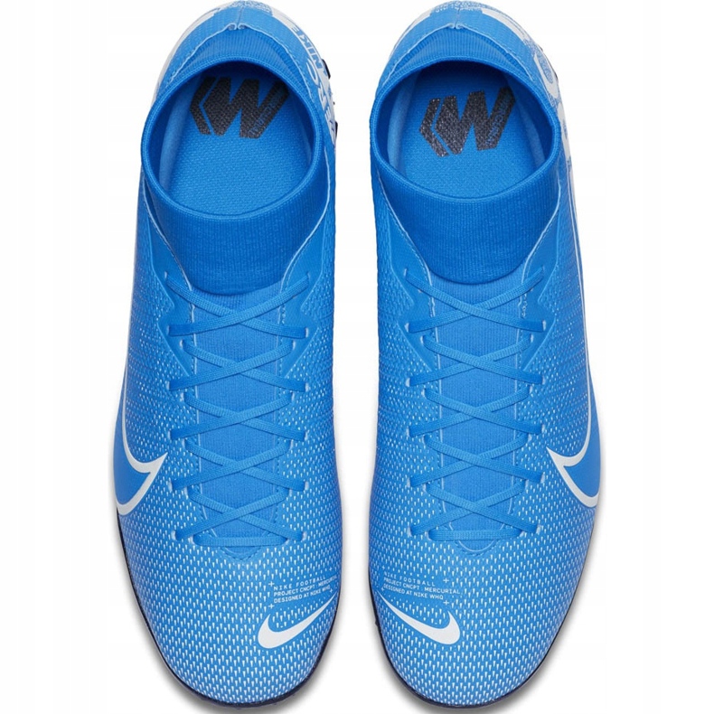 Buty piłkarskie Nike Mercurial Superfly 7 Academy Tf AT7978 414 wielokolorowe niebieskie 1