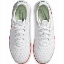 Buty piłkarskie Nike Tiempo Legend 8 Academy Ic AT6099 163 białe białe 1