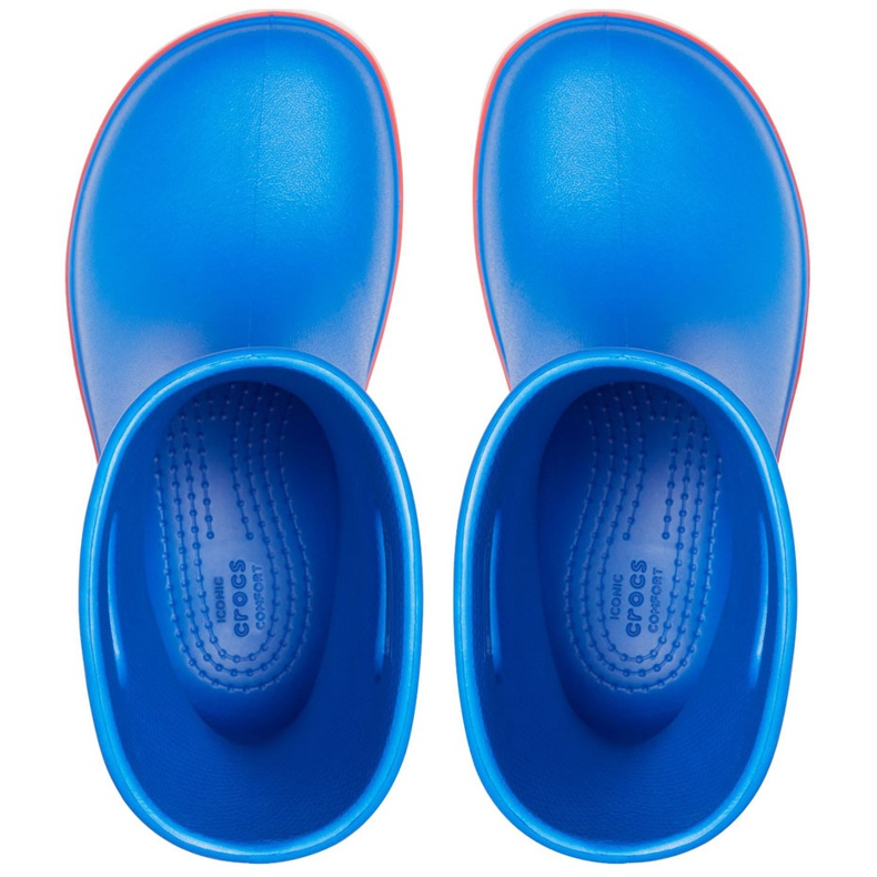 Crocs kalosze dla dzieci Crocband Rain Boot Kids niebieskie 205827 4KD 1