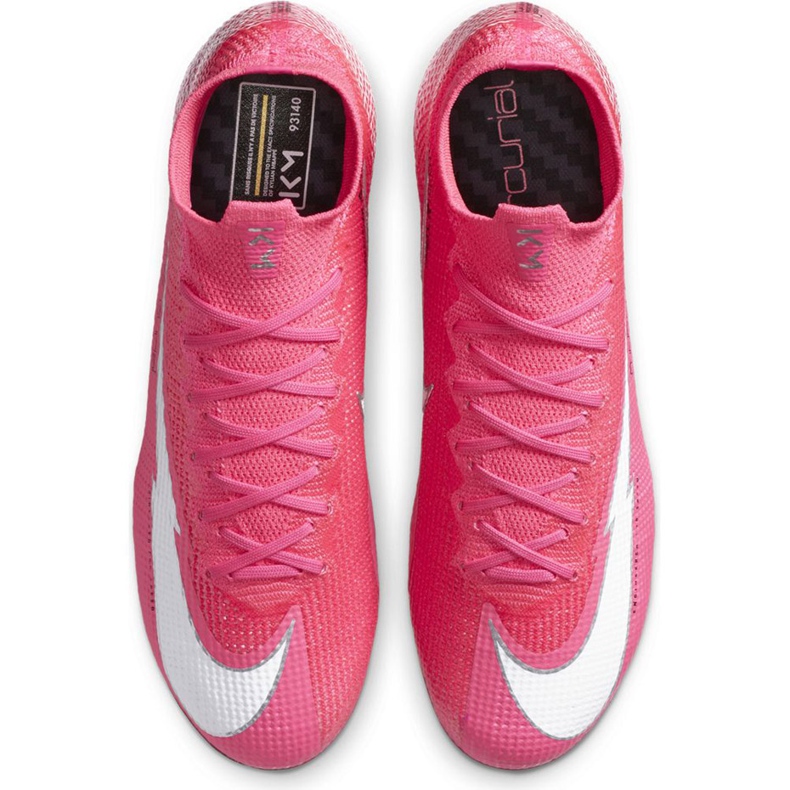 Buty piłkarskie Nike Mercurial Superfly 7 Elite Km Fg DB5604 611 różowe różowe 1