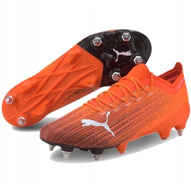 Buty piłkarskie Puma Ultra 1.1 MxSG 106076 01 pomarańczowe pomarańczowe 3