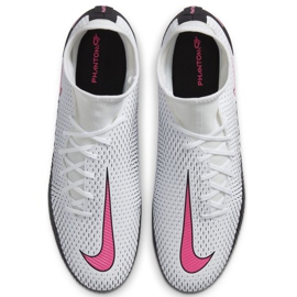 Buty piłkarskie Nike Phantom Gt Academy Df FG/MG CW6667 160 białe białe 1